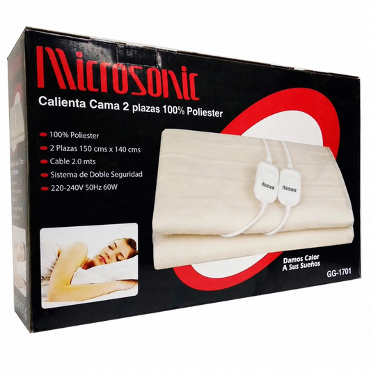 Calienta Cama Microsonic 2 Plazas