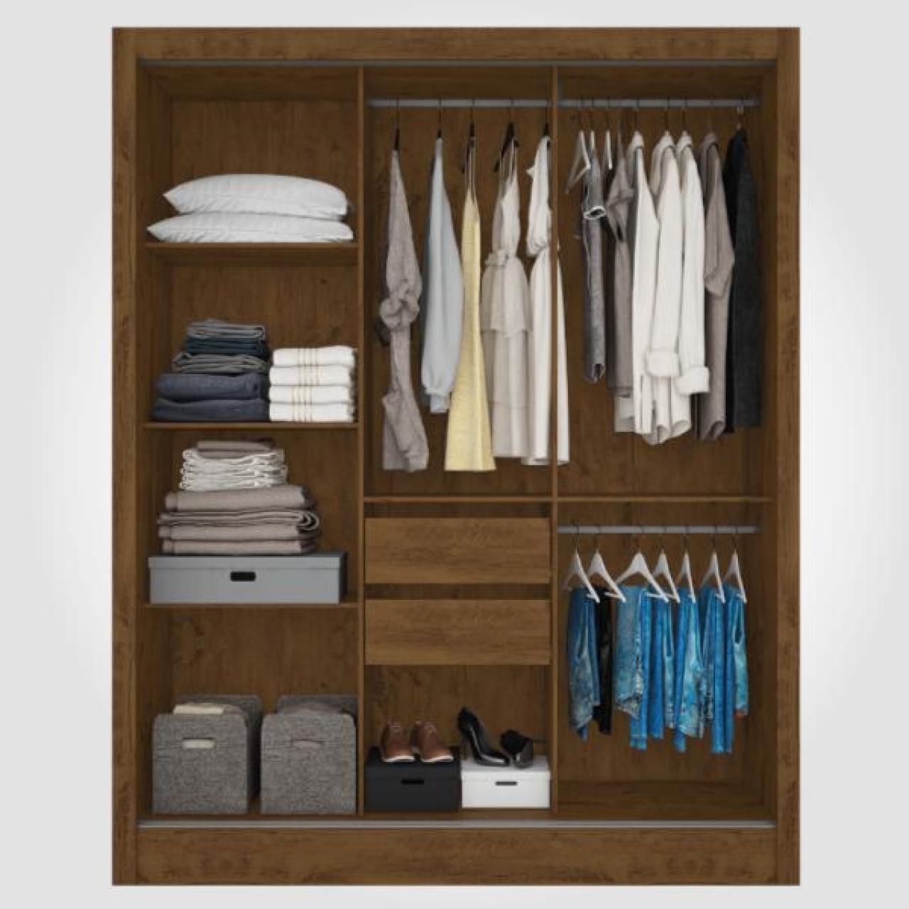 Ropero Bolivia Freijo/Gris